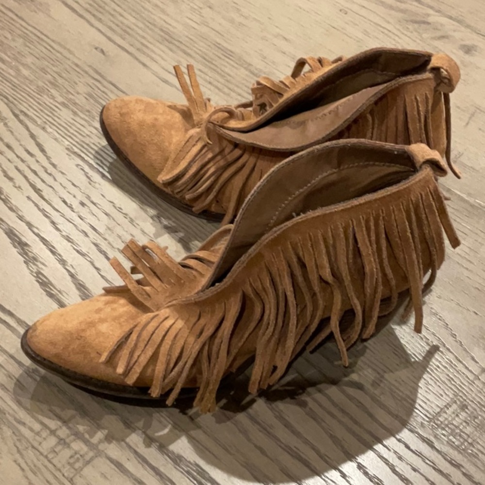 Coconuts by Matisse Lambert fringe booties